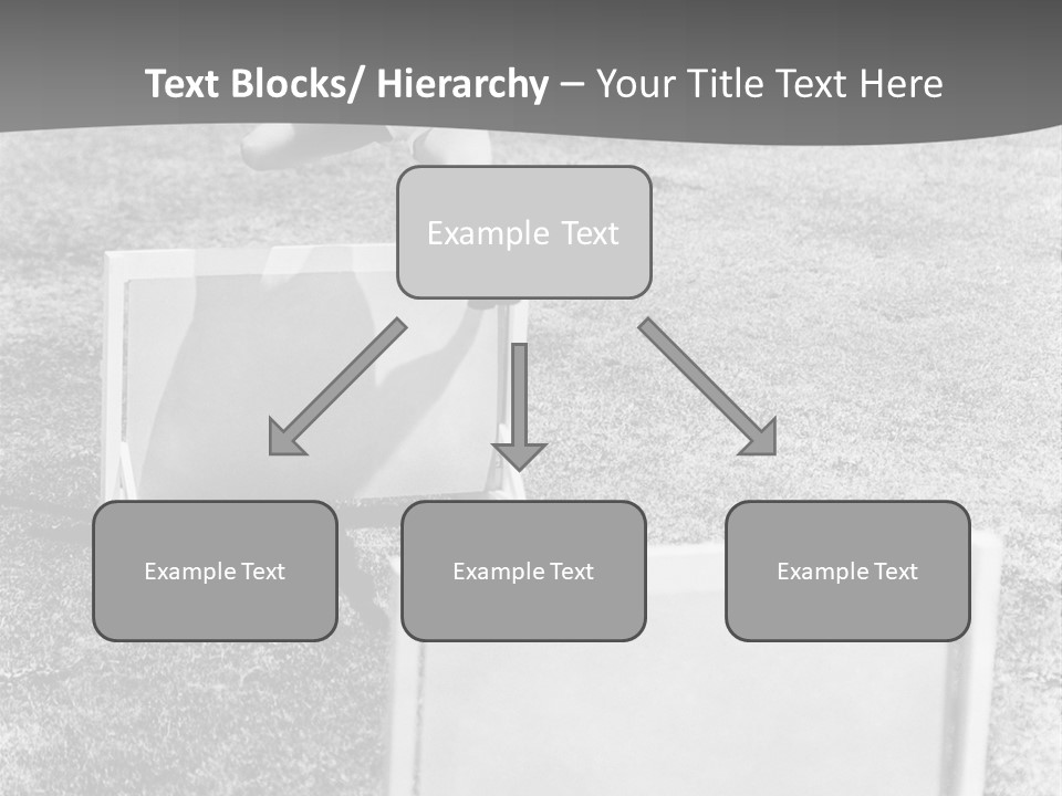 A Child Jumping Over A Chair In A Field PowerPoint Template
