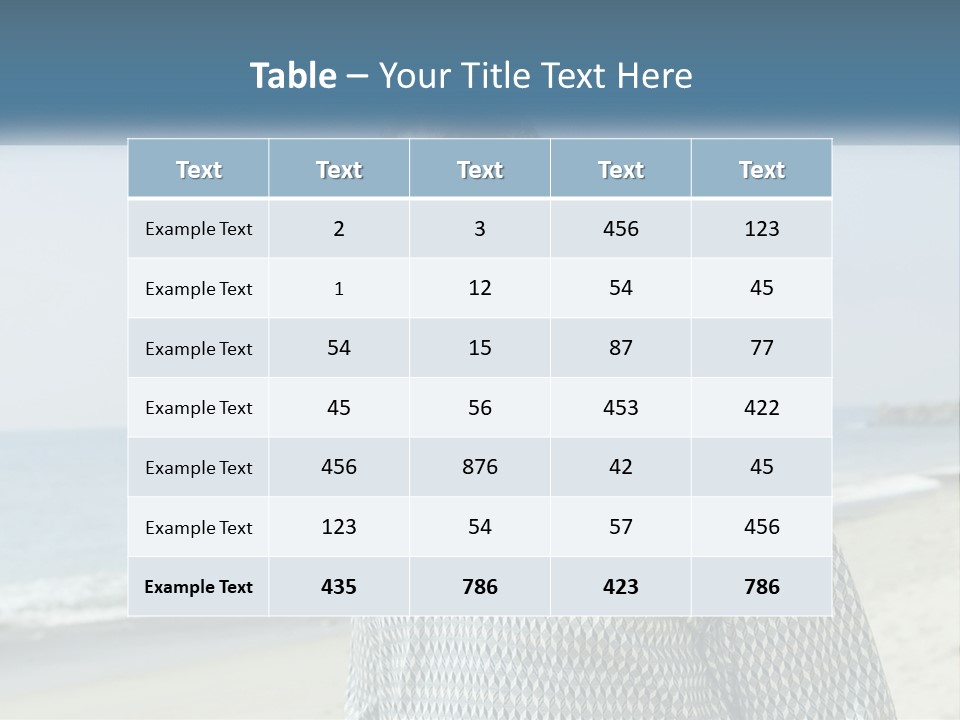 A Man Standing On A Beach With The Ocean In The Background PowerPoint Template