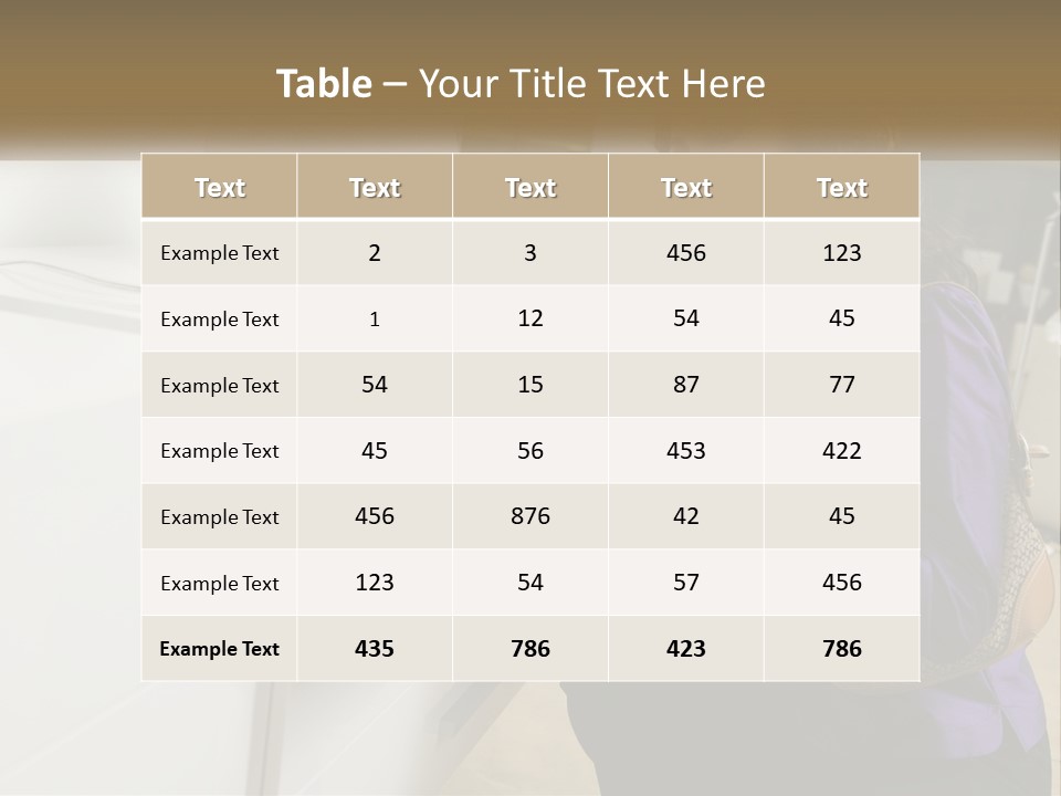 A Woman Is Looking At A Piece Of Furniture PowerPoint Template