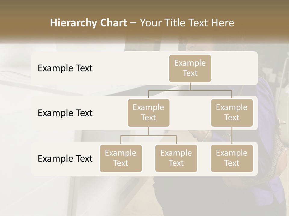 A Woman Is Looking At A Piece Of Furniture PowerPoint Template
