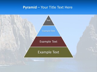 A Large Rock Formation In The Middle Of A Body Of Water PowerPoint Template