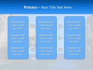 A Large Rock Formation In The Middle Of A Body Of Water PowerPoint Template
