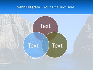 A Large Rock Formation In The Middle Of A Body Of Water PowerPoint Template