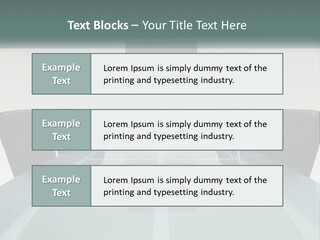 A Glass Conference Table With Black Leather Chairs PowerPoint Template
