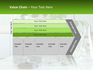 A Microscope And Some Plants On A Table PowerPoint Template