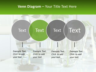A Microscope And Some Plants On A Table PowerPoint Template