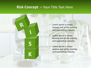 A Microscope And Some Plants On A Table PowerPoint Template