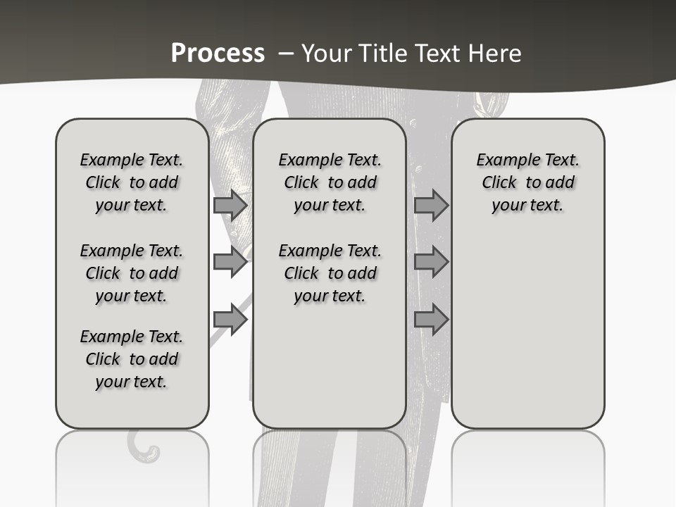 A Man In A Suit And Top Hat Is Holding A Cane PowerPoint Template