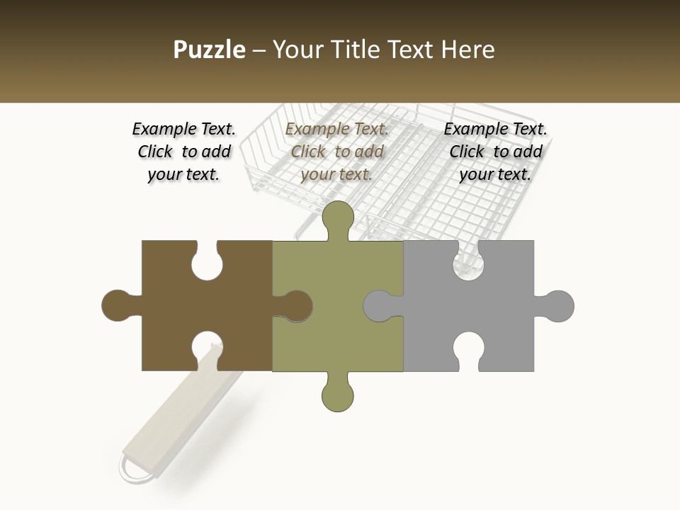 A Metal Frying Pan With A Wooden Handle PowerPoint Template