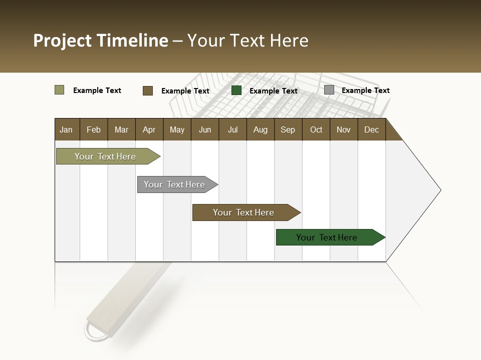 A Metal Frying Pan With A Wooden Handle PowerPoint Template