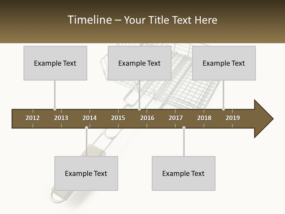 A Metal Frying Pan With A Wooden Handle PowerPoint Template