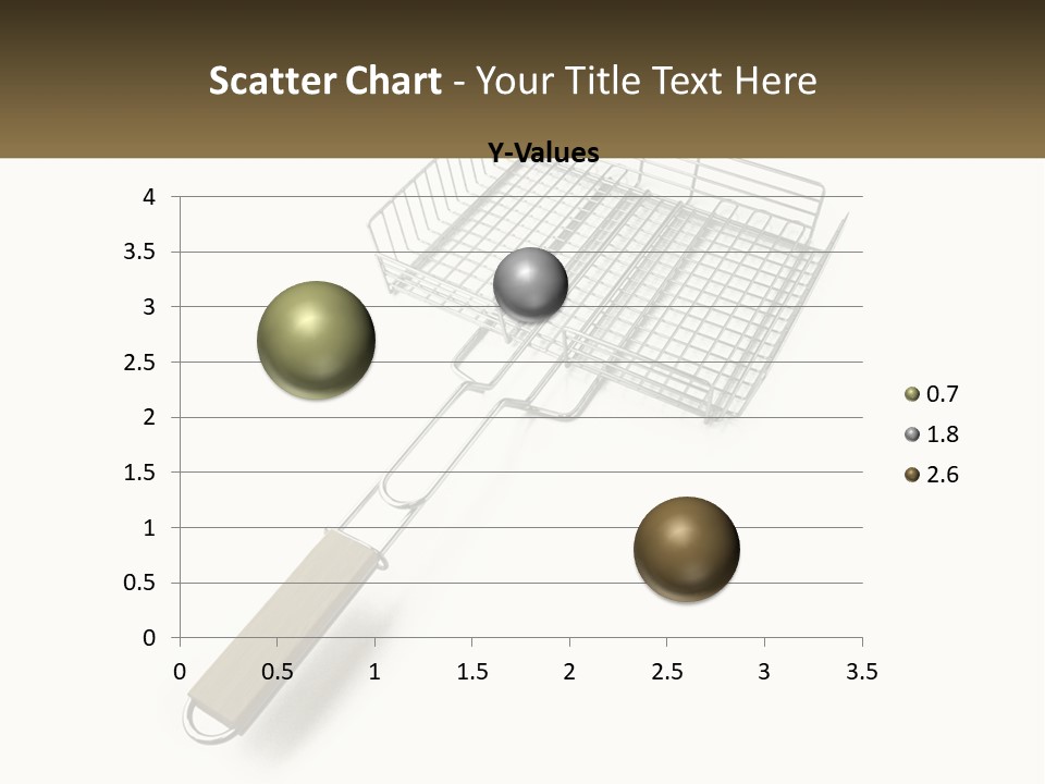 A Metal Frying Pan With A Wooden Handle PowerPoint Template