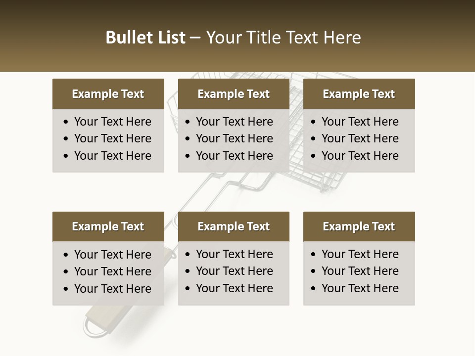 A Metal Frying Pan With A Wooden Handle PowerPoint Template