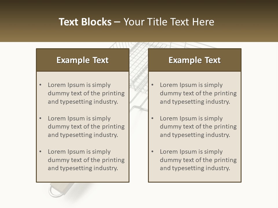 A Metal Frying Pan With A Wooden Handle PowerPoint Template