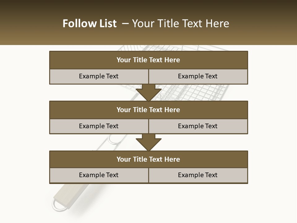 A Metal Frying Pan With A Wooden Handle PowerPoint Template