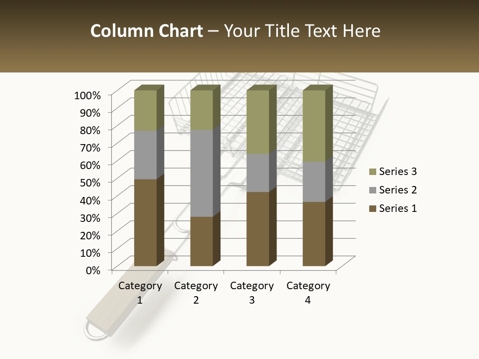 A Metal Frying Pan With A Wooden Handle PowerPoint Template