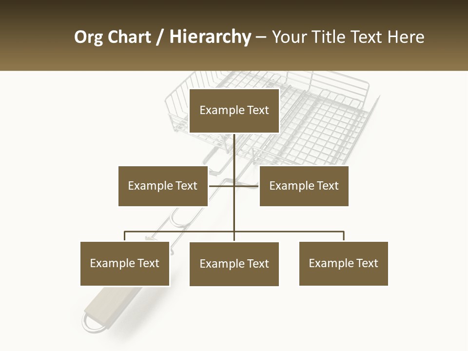 A Metal Frying Pan With A Wooden Handle PowerPoint Template