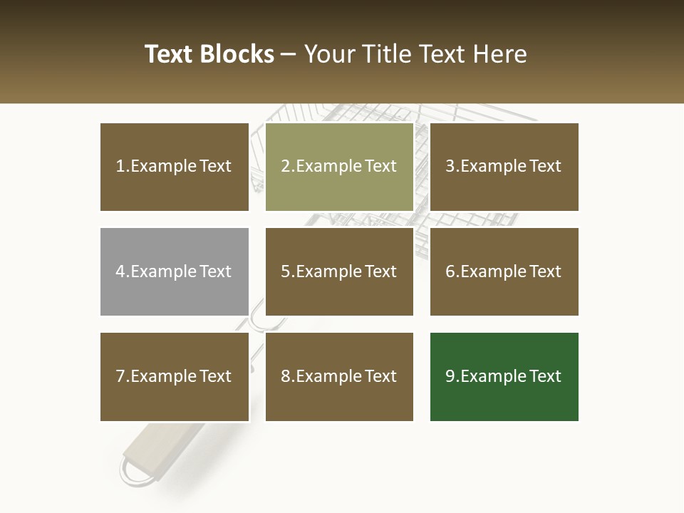 A Metal Frying Pan With A Wooden Handle PowerPoint Template