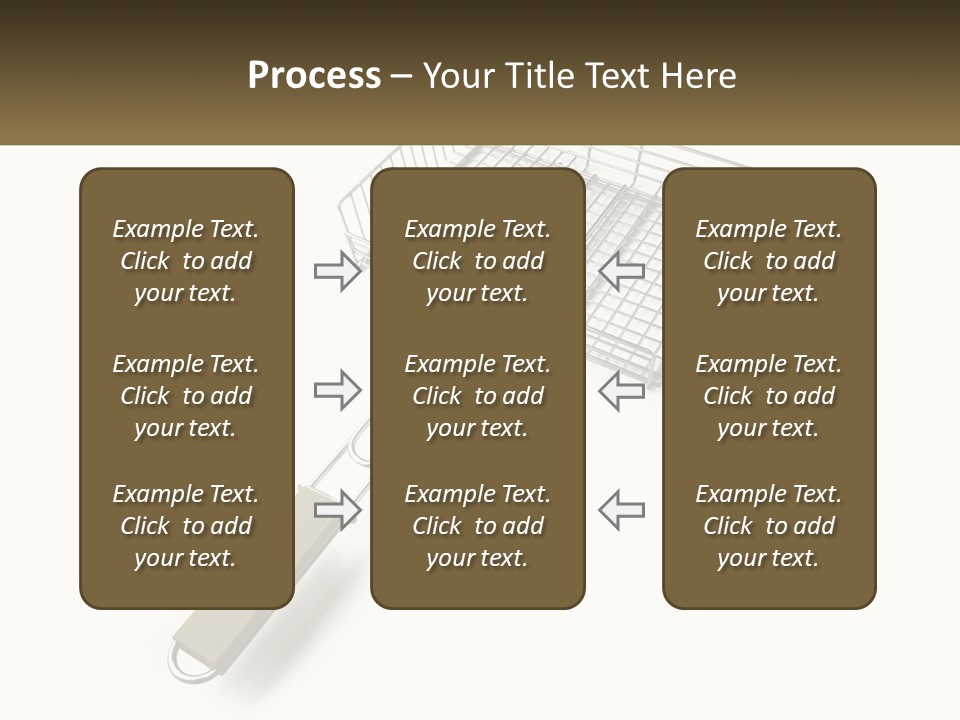A Metal Frying Pan With A Wooden Handle PowerPoint Template