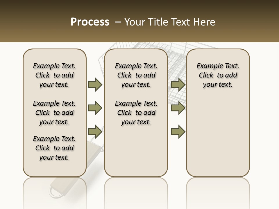A Metal Frying Pan With A Wooden Handle PowerPoint Template