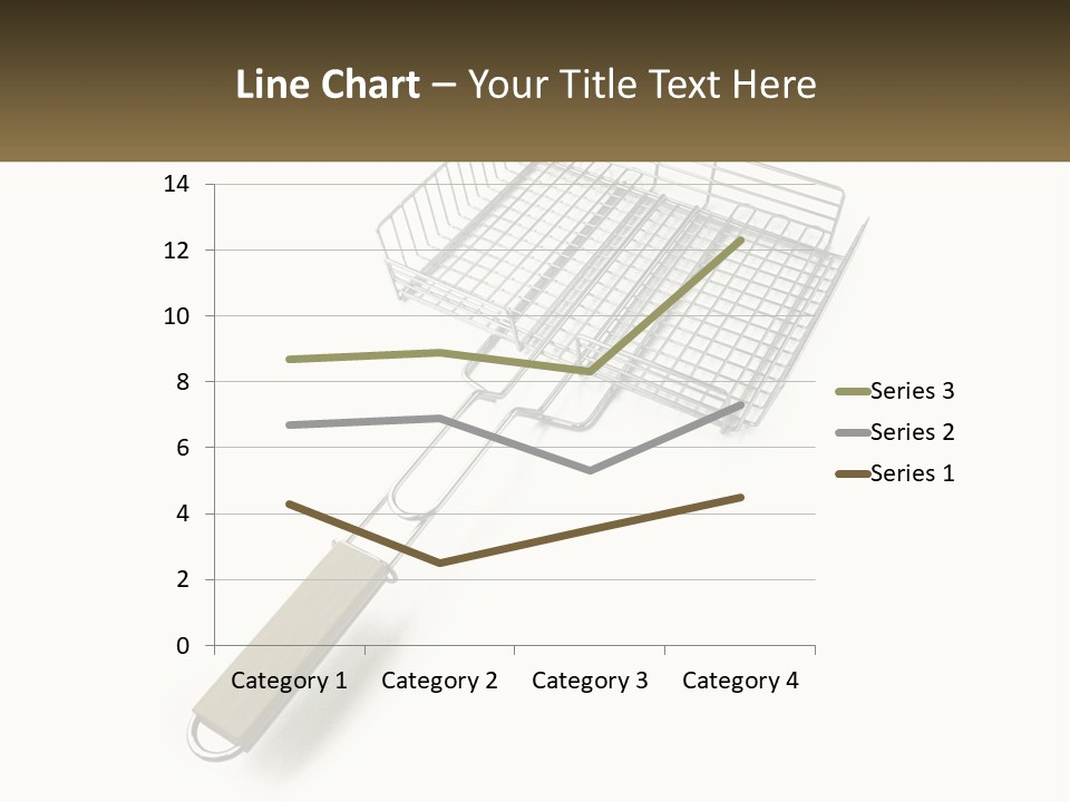 A Metal Frying Pan With A Wooden Handle PowerPoint Template