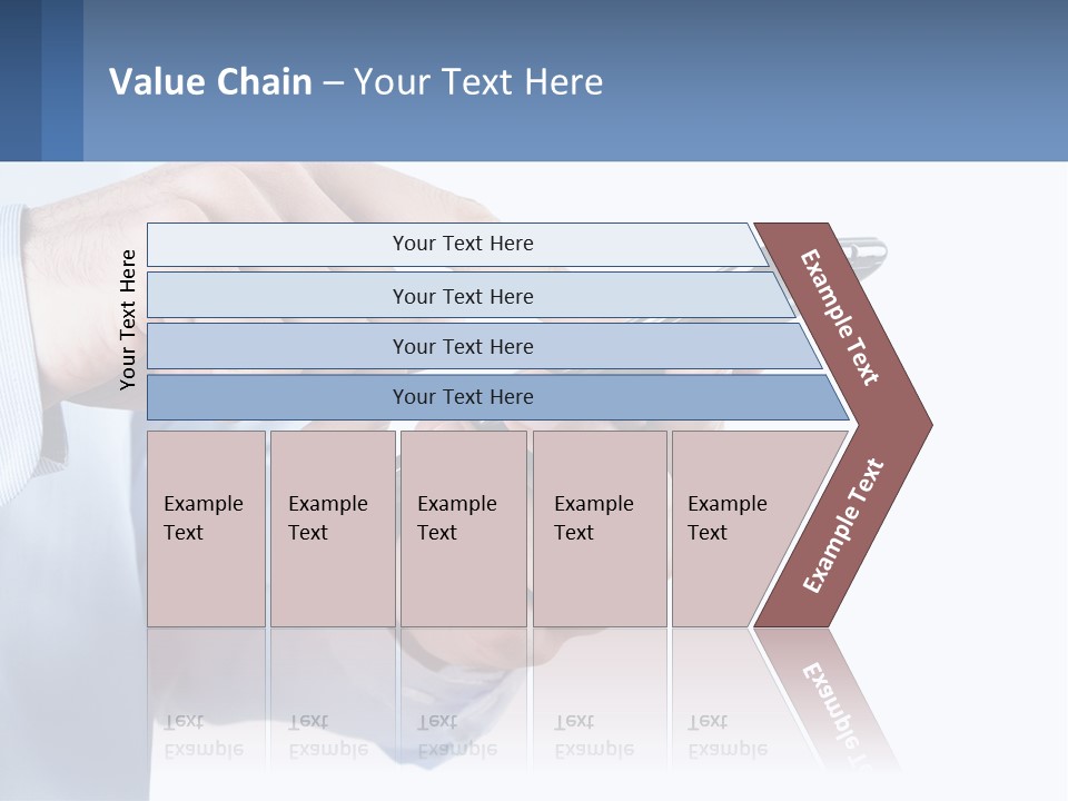 A Man Holding A Cell Phone In His Hand PowerPoint Template