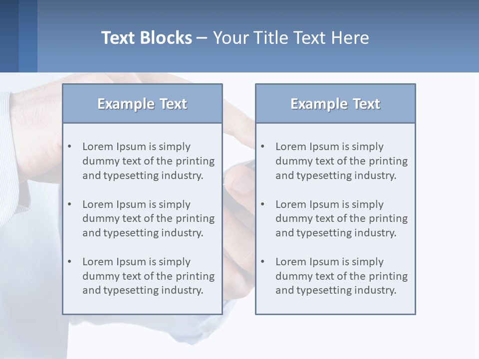 A Man Holding A Cell Phone In His Hand PowerPoint Template