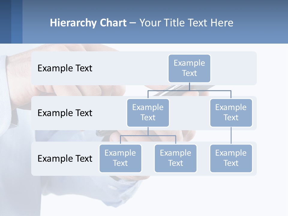 A Man Holding A Cell Phone In His Hand PowerPoint Template