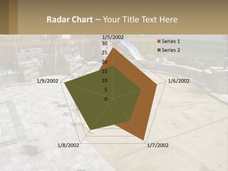 A Backyard With A Slide And A Playground In The Background PowerPoint Template