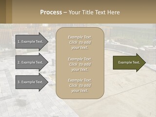 A Backyard With A Slide And A Playground In The Background PowerPoint Template