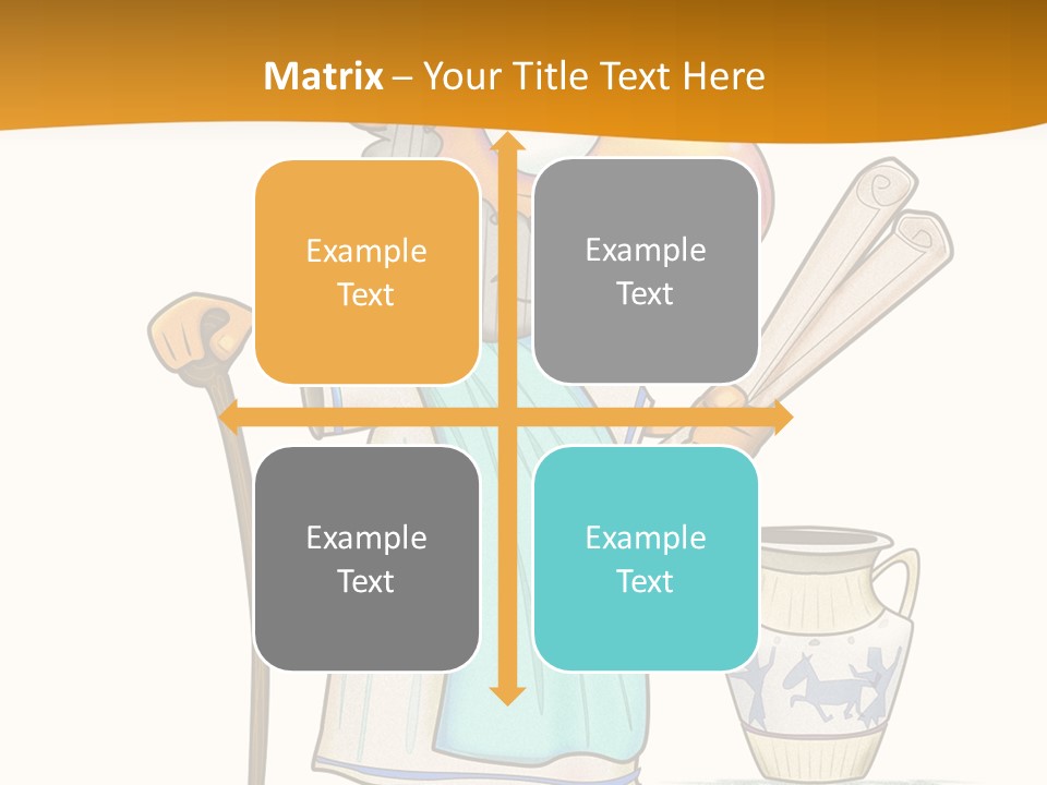A Man With A Beard Holding A Baseball Bat PowerPoint Template