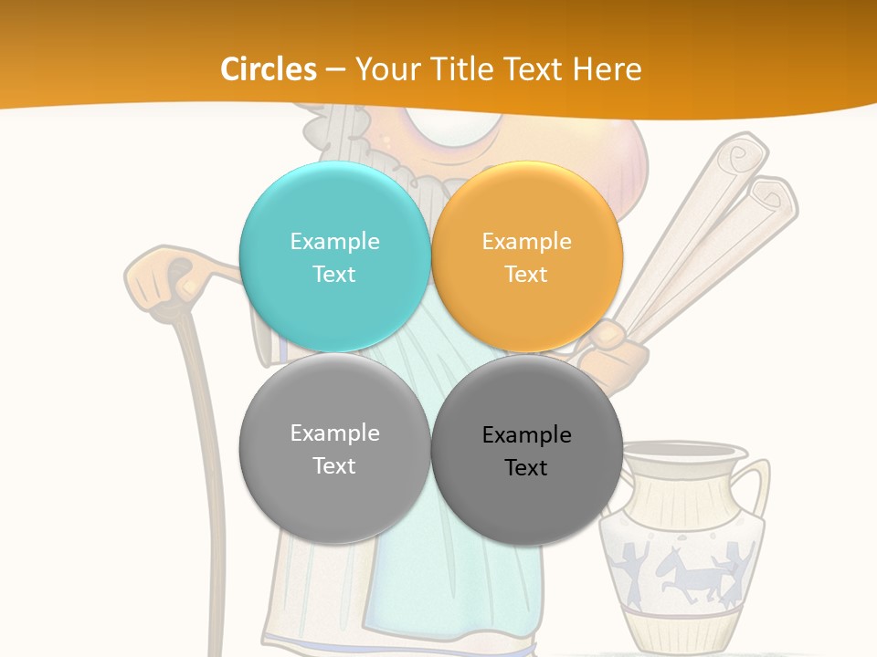 A Man With A Beard Holding A Baseball Bat PowerPoint Template