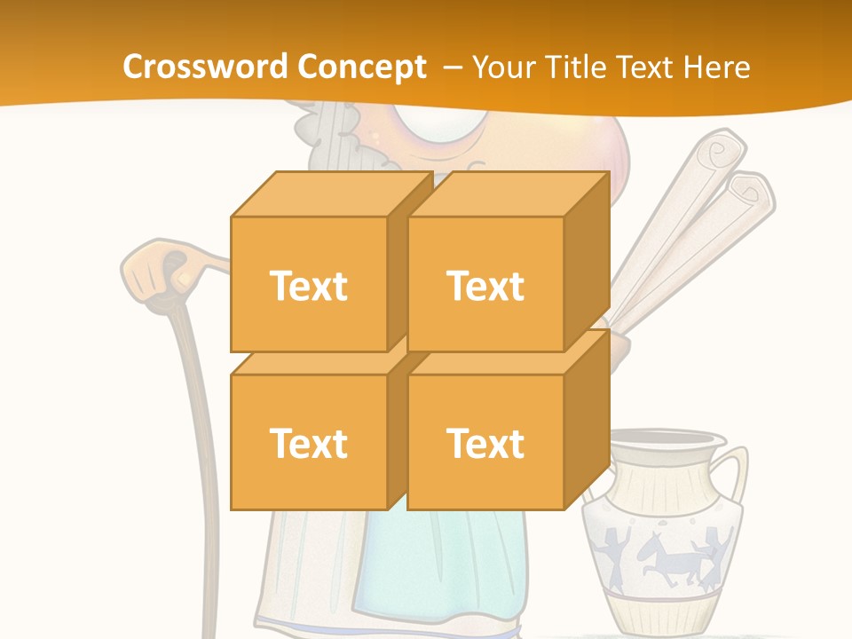 A Man With A Beard Holding A Baseball Bat PowerPoint Template
