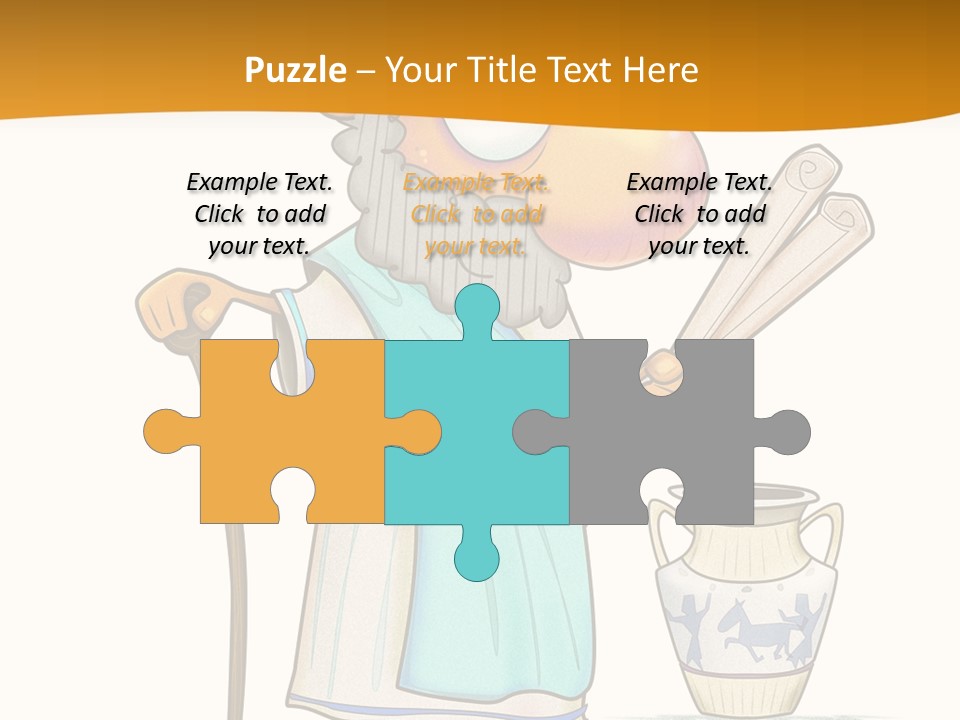 A Man With A Beard Holding A Baseball Bat PowerPoint Template