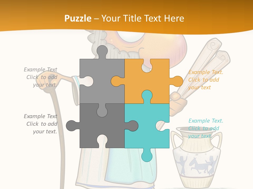 A Man With A Beard Holding A Baseball Bat PowerPoint Template