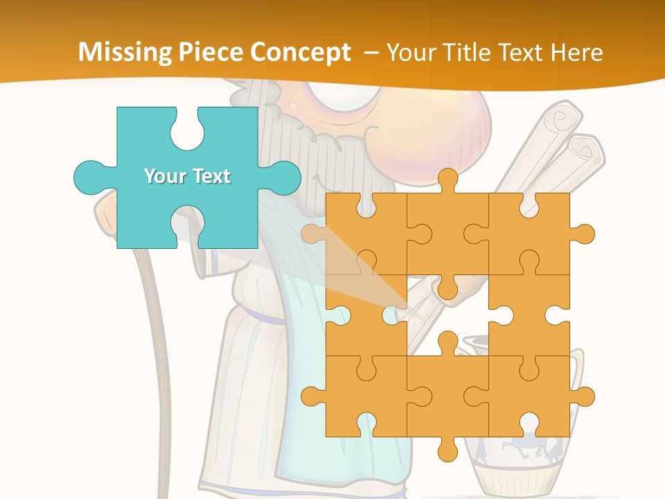 A Man With A Beard Holding A Baseball Bat PowerPoint Template