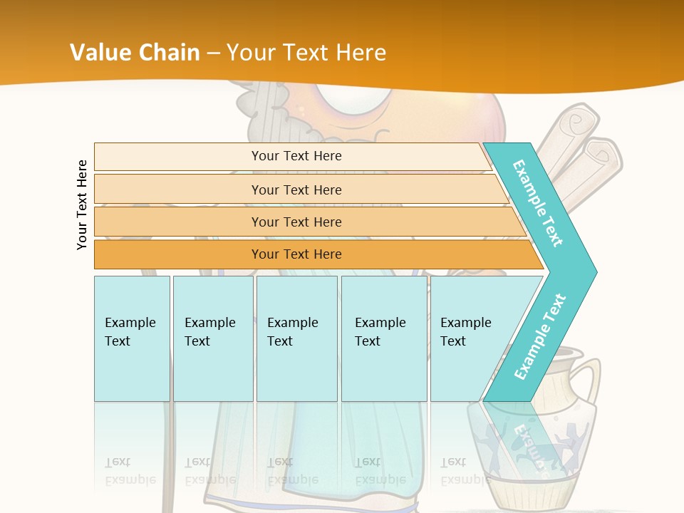 A Man With A Beard Holding A Baseball Bat PowerPoint Template