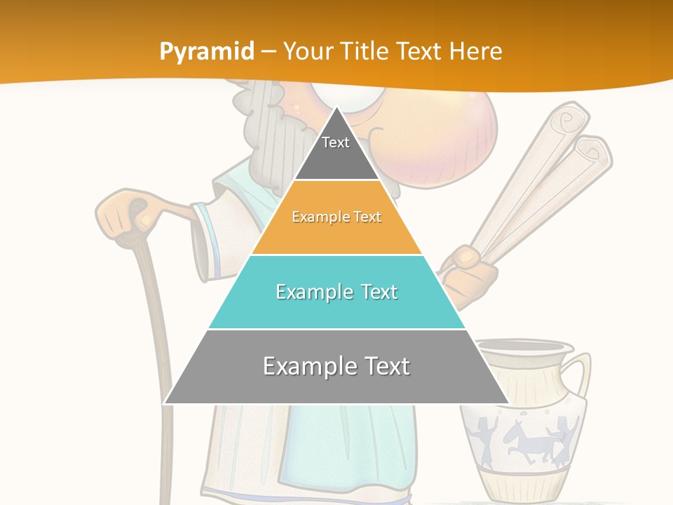 A Man With A Beard Holding A Baseball Bat PowerPoint Template