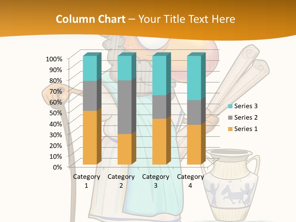 A Man With A Beard Holding A Baseball Bat PowerPoint Template