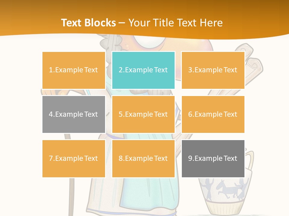 A Man With A Beard Holding A Baseball Bat PowerPoint Template