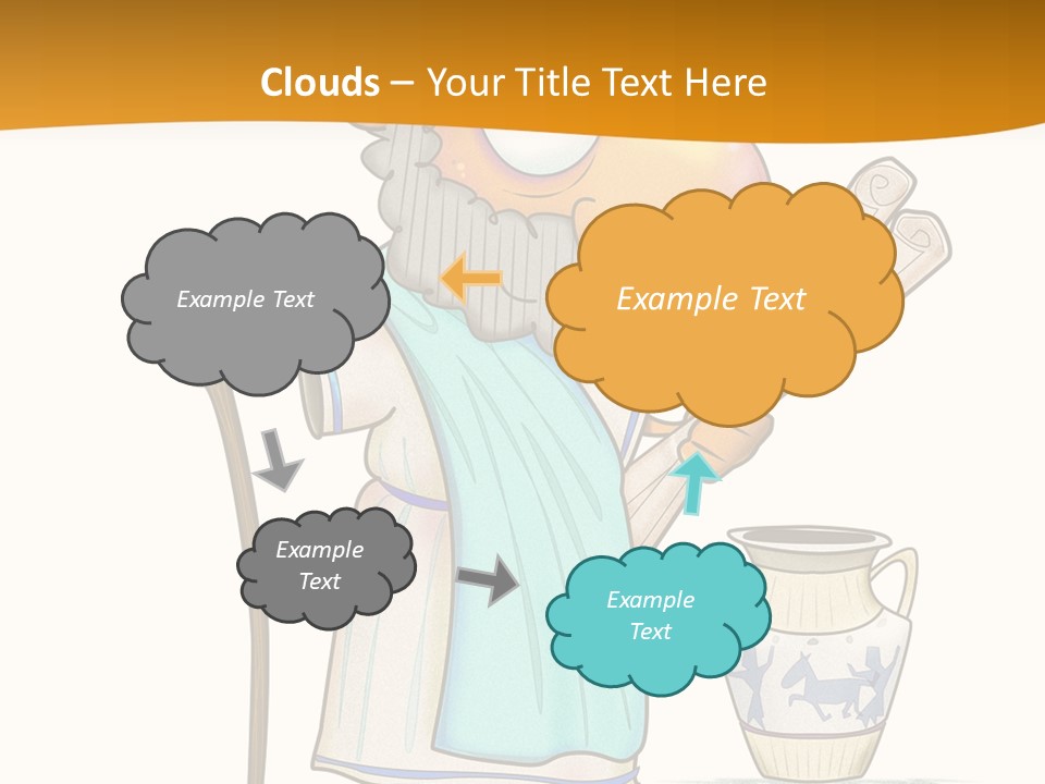 A Man With A Beard Holding A Baseball Bat PowerPoint Template