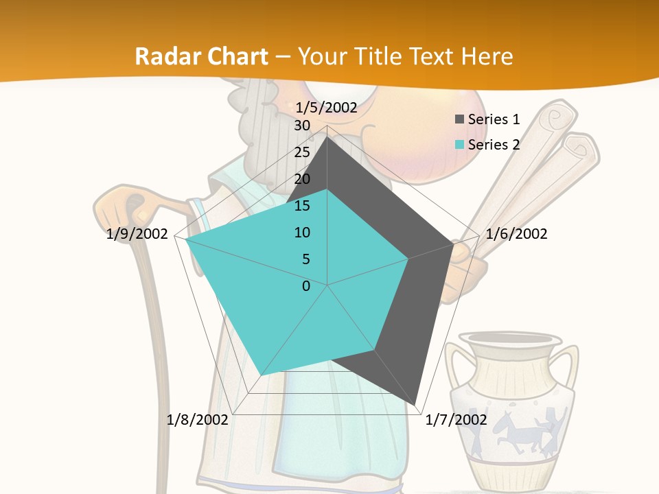 A Man With A Beard Holding A Baseball Bat PowerPoint Template