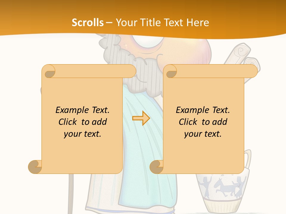 A Man With A Beard Holding A Baseball Bat PowerPoint Template