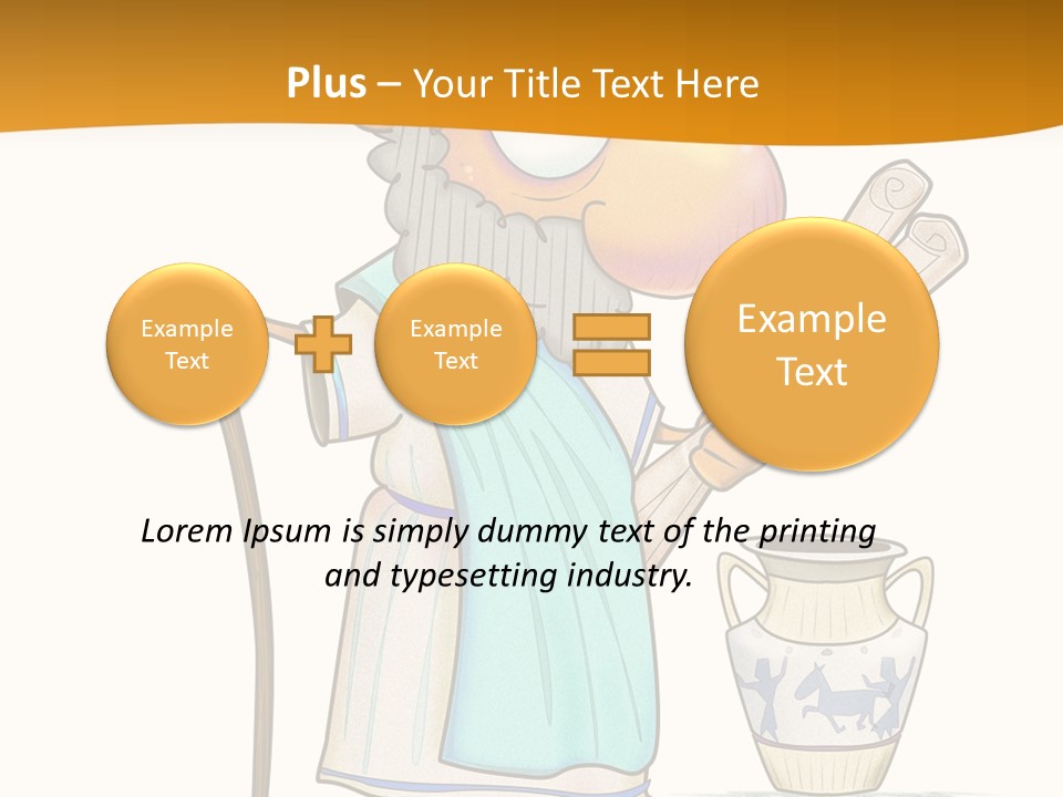 A Man With A Beard Holding A Baseball Bat PowerPoint Template
