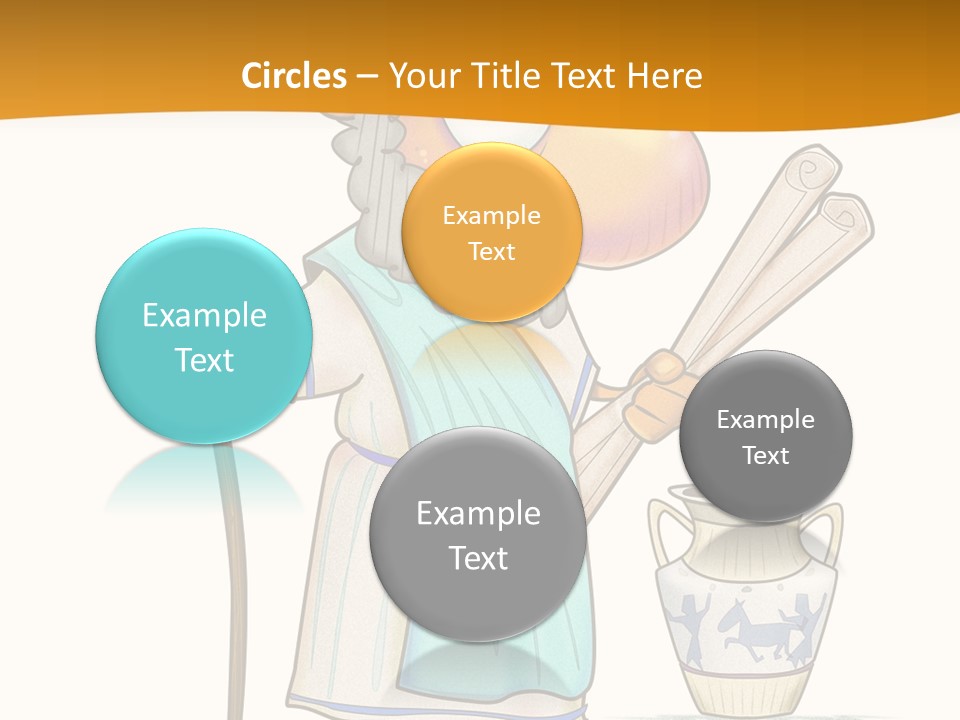 A Man With A Beard Holding A Baseball Bat PowerPoint Template