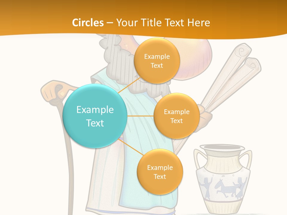 A Man With A Beard Holding A Baseball Bat PowerPoint Template