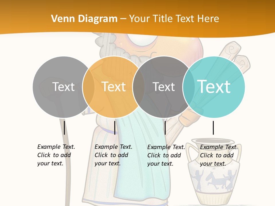 A Man With A Beard Holding A Baseball Bat PowerPoint Template