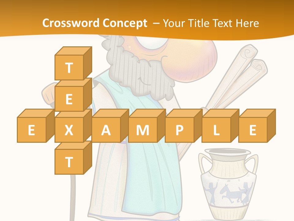 A Man With A Beard Holding A Baseball Bat PowerPoint Template