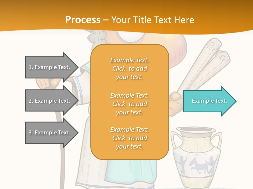 A Man With A Beard Holding A Baseball Bat PowerPoint Template