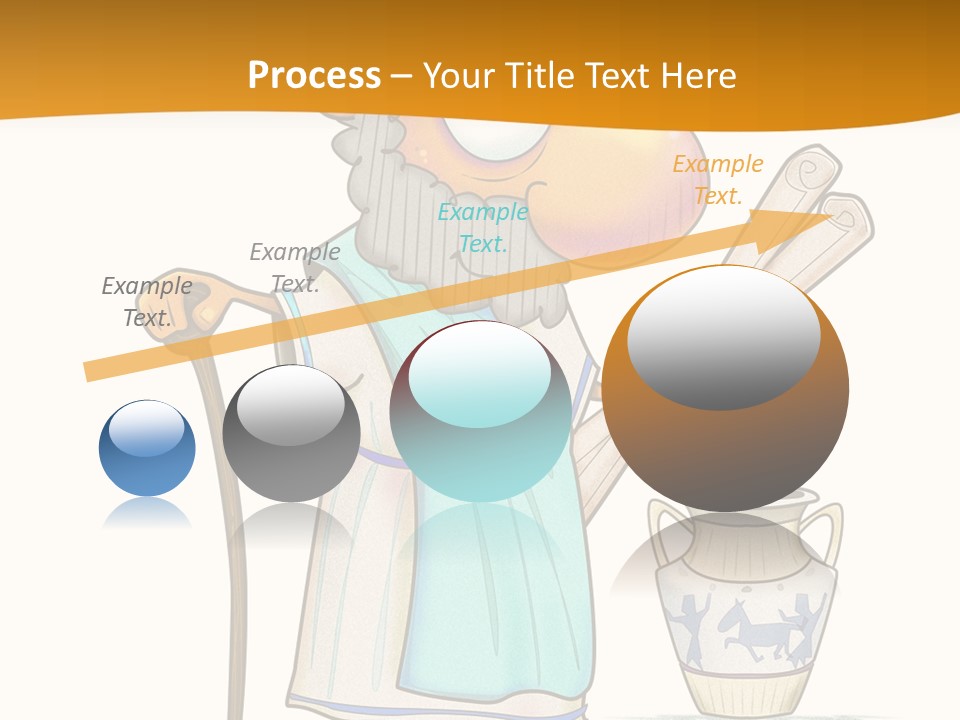 A Man With A Beard Holding A Baseball Bat PowerPoint Template